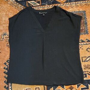 Banana Republic Black V-Neck Blouse